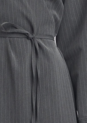 Joelle mel.Pinstripe kjole Grey Pinstripe Gestuz 